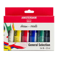 Amsterdam / General Selection Set / 6x20 ml / Acrylfarbe