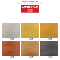 Amsterdam /  Metallic Set / 6x20 ml / Acrylfarbe