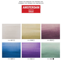 Amsterdam / Pearl Set / 6x20 ml / Acrylfarbe