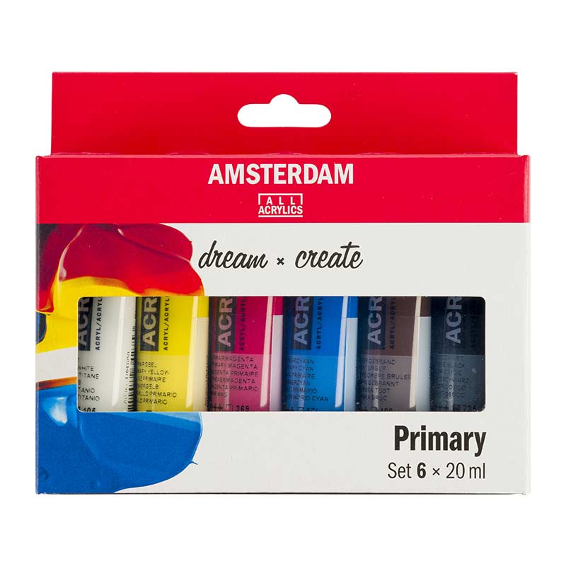 Amsterdam / Primary Set / 6x20 ml / Acrylfarbe