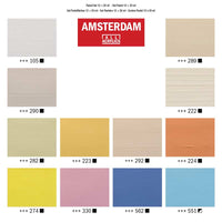 Amsterdam / Pastelfarben Set / 12 Stück / Acrylfarbe / Tube 20 ml