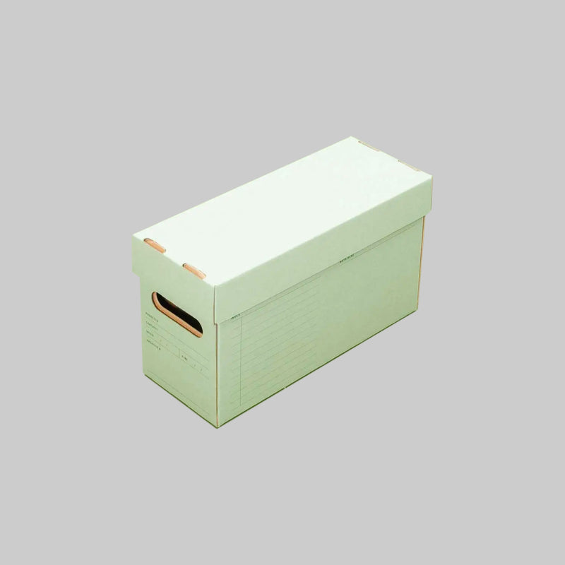 Foglietto / Archivio / Aufbewahrungsbox aus Karton / Olivgrün