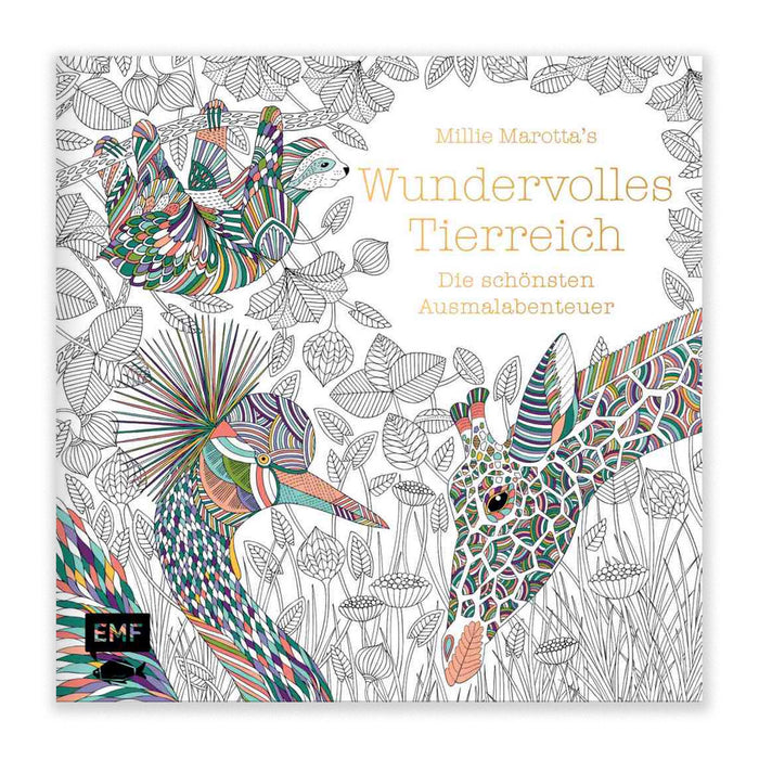 EMF / Millie Marotta’s / Wundervolles Tierreich / Ausmalbuch / 25 x 25 cm / Softcover