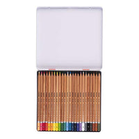 Bruynzeel, Expression, Watercolour Pencils, Metalletui mit 24 Stiften, Produktansicht geöffnet