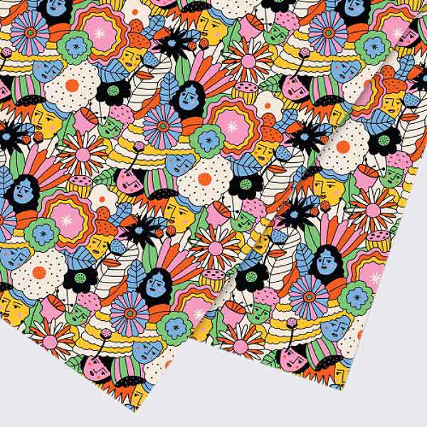 Geschenkpapier - Carolyn Suzuki Goods - Mellow Petals
