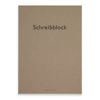 Schreibblock / A4 / 100grm² / Oberfläche vellin / Carta Pura / braun