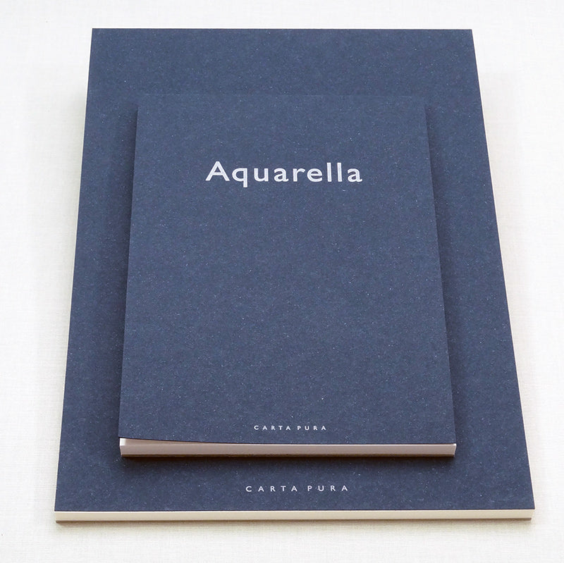 Aquarellblock, Aquarella,  Hersteller Carta Pura, 100% Baumwolle, Cotton, weiss