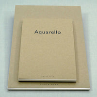 Aquarellblock, Aquarello , Hersteller Carta Pura, 100% Baumwolle , Cotton, Papier leicht gelblich, Aussenansicht