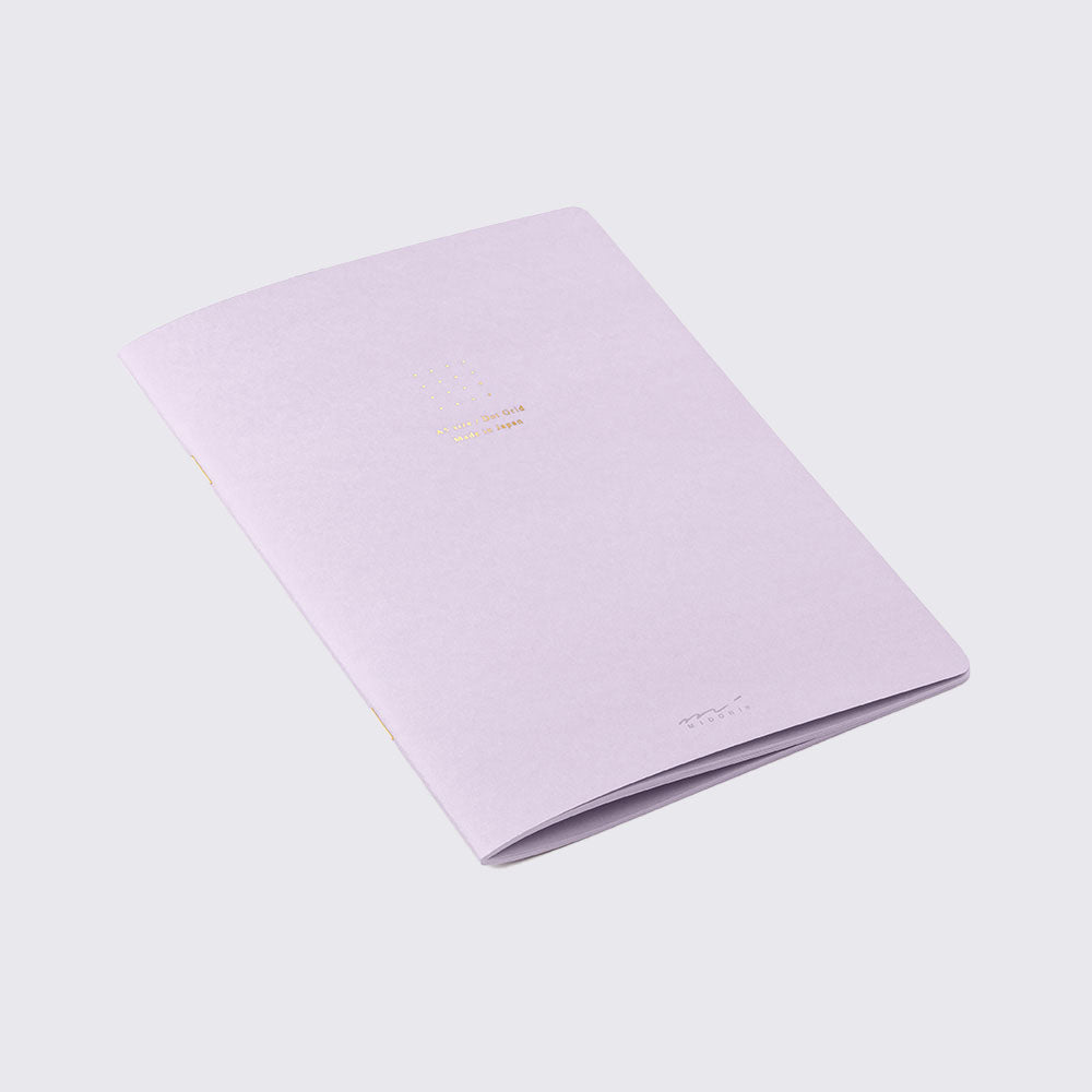 Md Notebook / Skizzenheft  / Color Dot Grid / Purple / A5