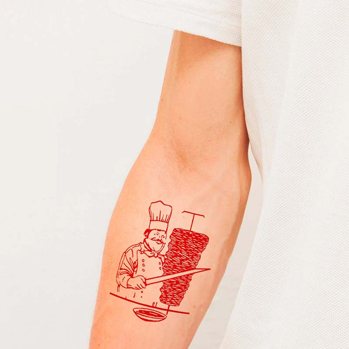Tattoonie / Temporäre Tattoo / Döner Kebab