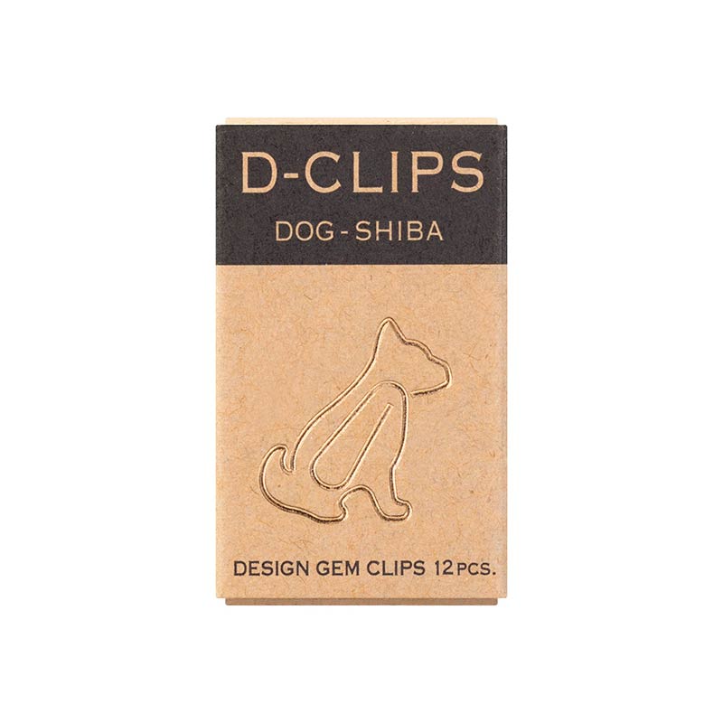 Büroklammer / D-Clip / Dog Shiba