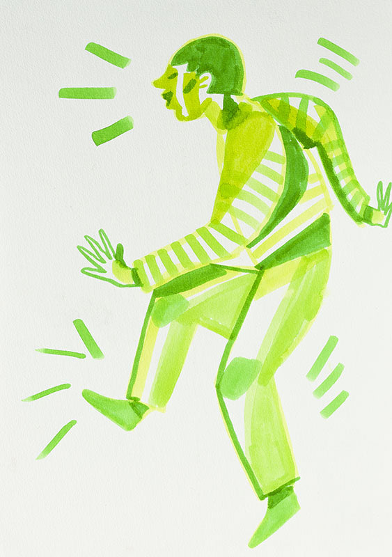 Ecoline / Brushpen Set 5 / Green