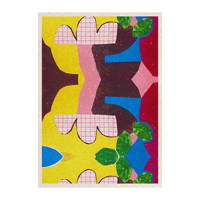 Formwiese /  Grußkarte aus Graspapier / Vorsprung / DinA6 / mit Kuvert