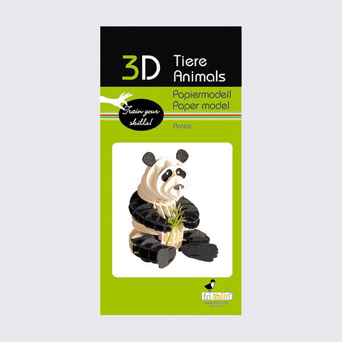 3D Papiermodell / Panda