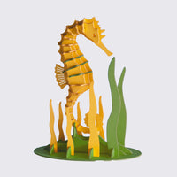 3D Papiermodell / Seepferdchen