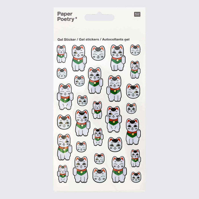 Paper Poetry / Gelsticker / Jardin Japonais / Winkekatzen