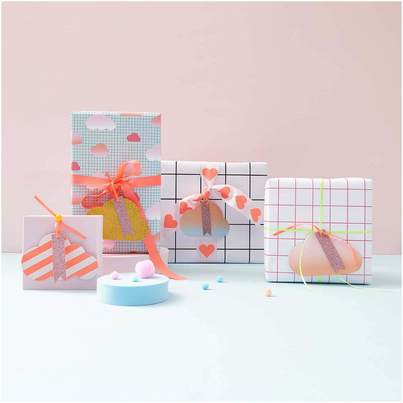 Paper Poetry / Geschenkanhänger / Happy Birthday / Wolken / FSC MIX