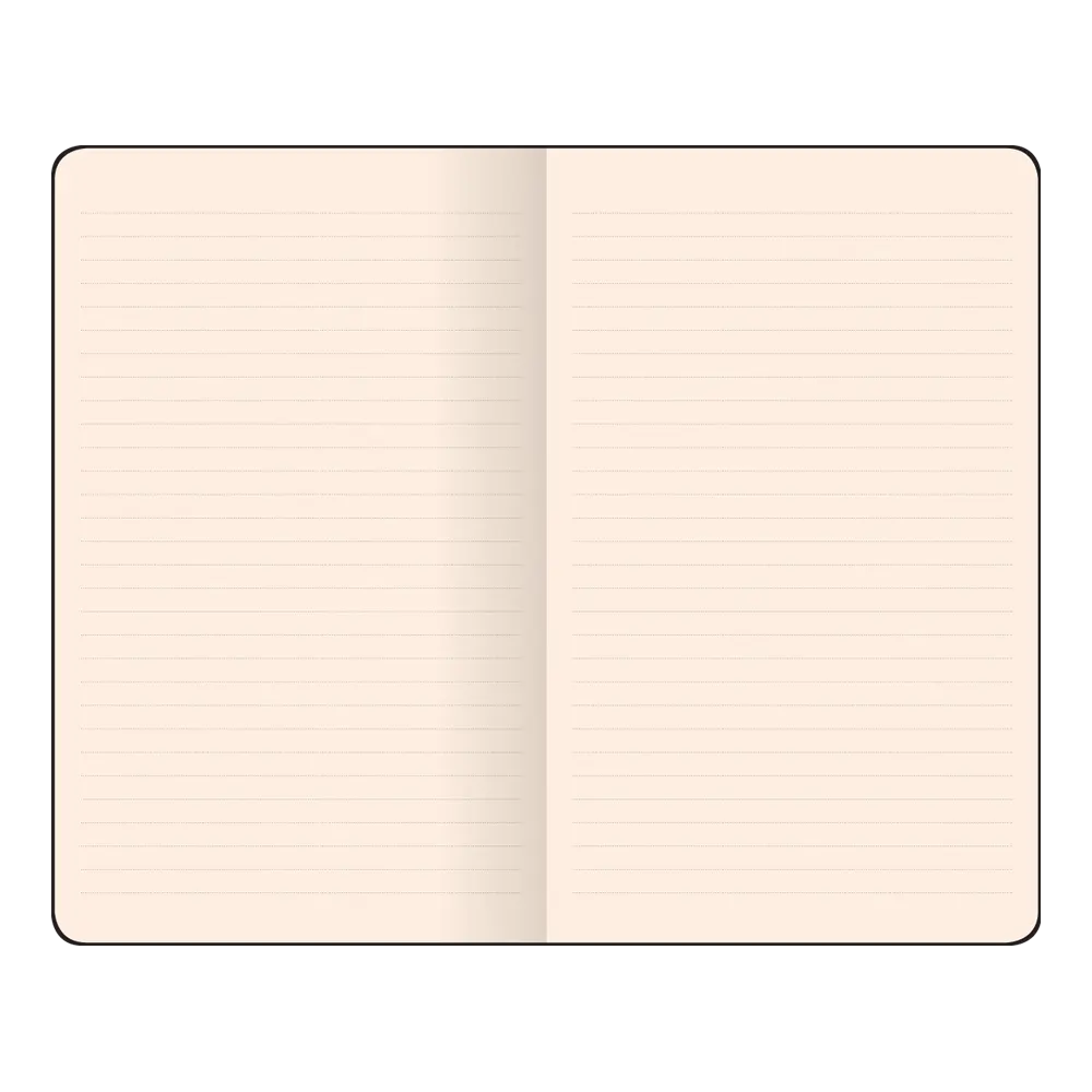 Global Smartbook Orange / ruled / linierten Seiten / Flexbook mit Leinenrücken in light purple