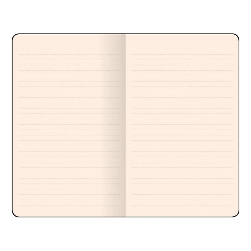 Global Smartbook Orange / ruled / linierten Seiten / Flexbook mit Leinenrücken in light purple