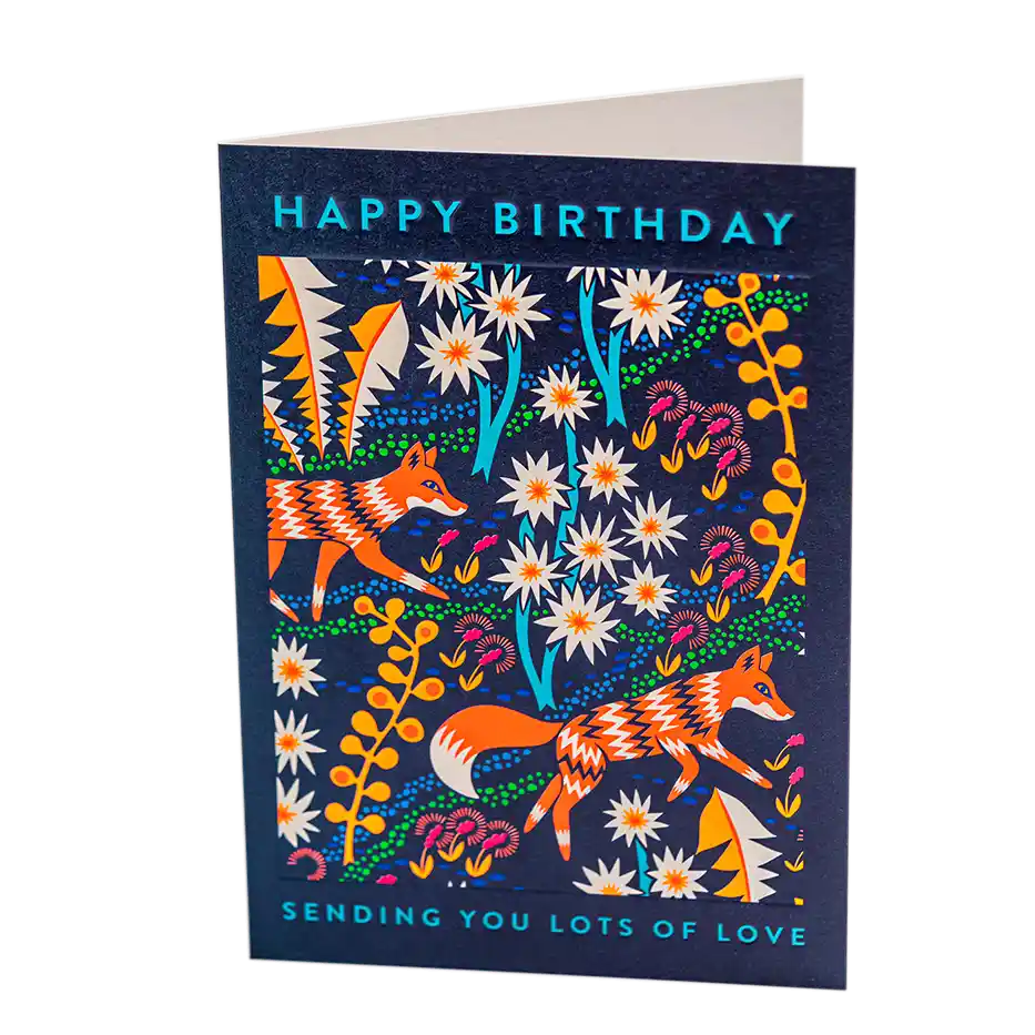 Grusskarte / Greeting Card Hanna Werning / Sending  you lots of Love