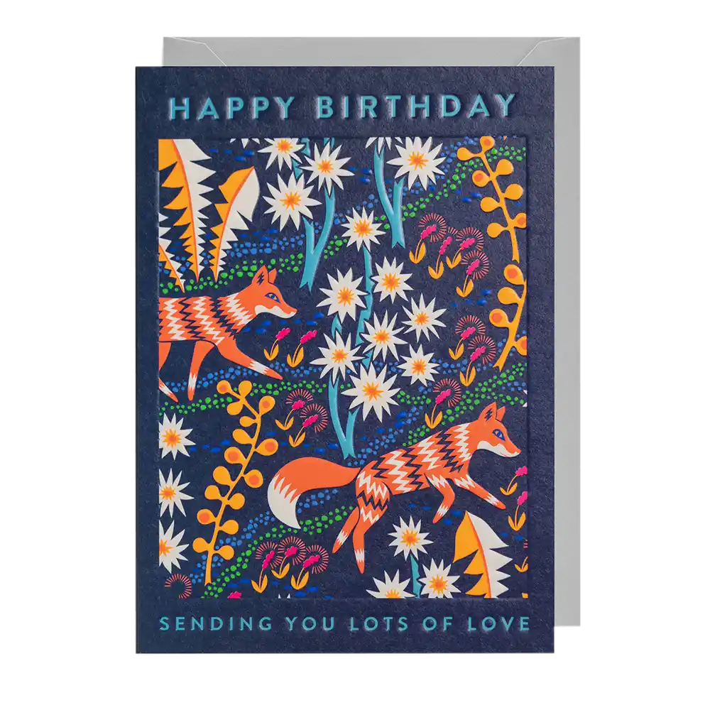 Grusskarte / Greeting Card Hanna Werning / Sending  you lots of Love