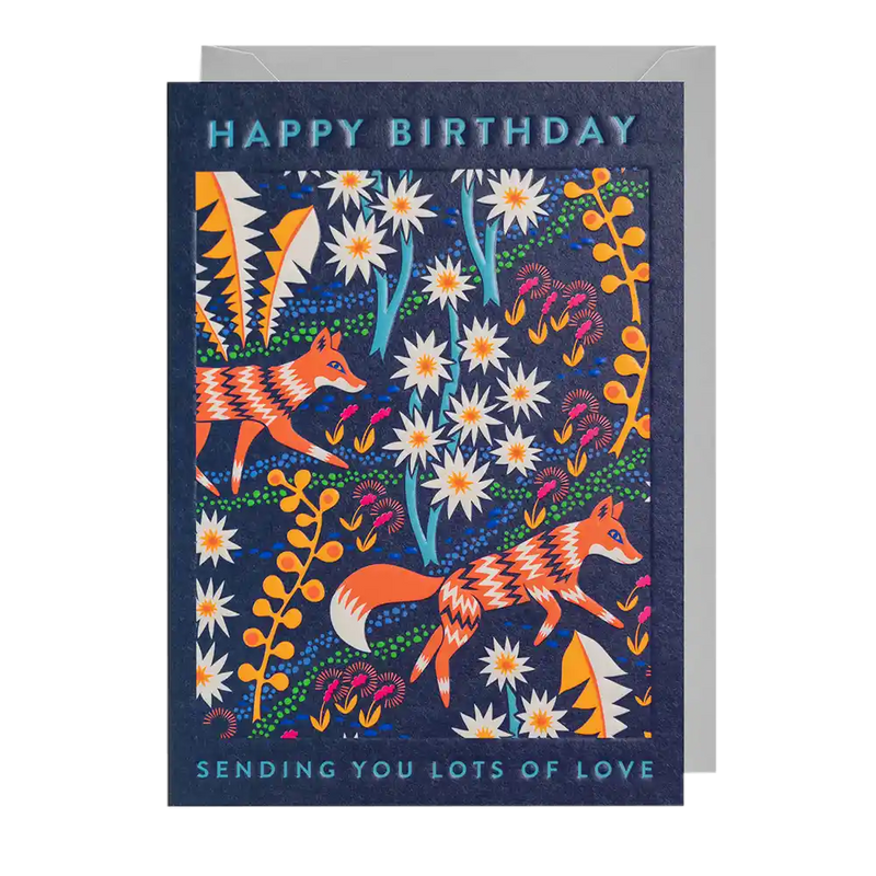 Grusskarte / Greeting Card Hanna Werning / Sending  you lots of Love