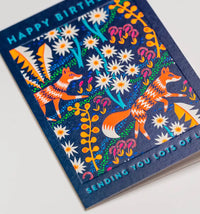 Grusskarte / Greeting Card Hanna Werning / Sending  you lots of Love
