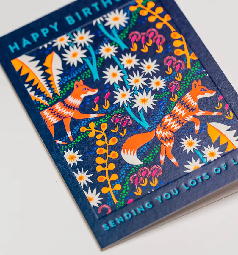 Grusskarte / Greeting Card Hanna Werning / Sending  you lots of Love