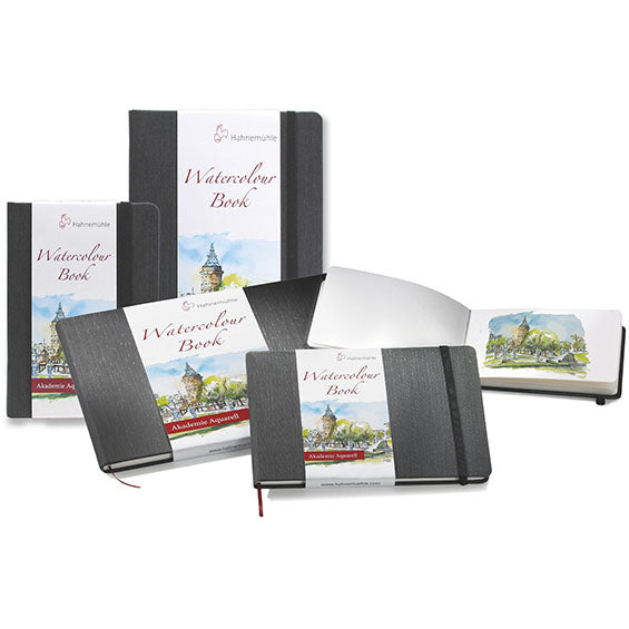 Hahnemühle / Watercolour Book / 200g/m² / feinkörnig / A6+A6quer/A5+A5quer/A4quer