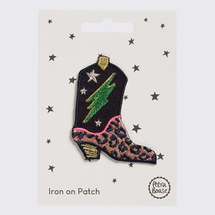 Aufbügel Patch / Cowboystiefel