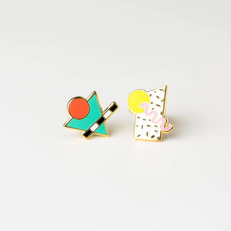 Ohrringe / 80's Vintage Earrings / Memphis Style