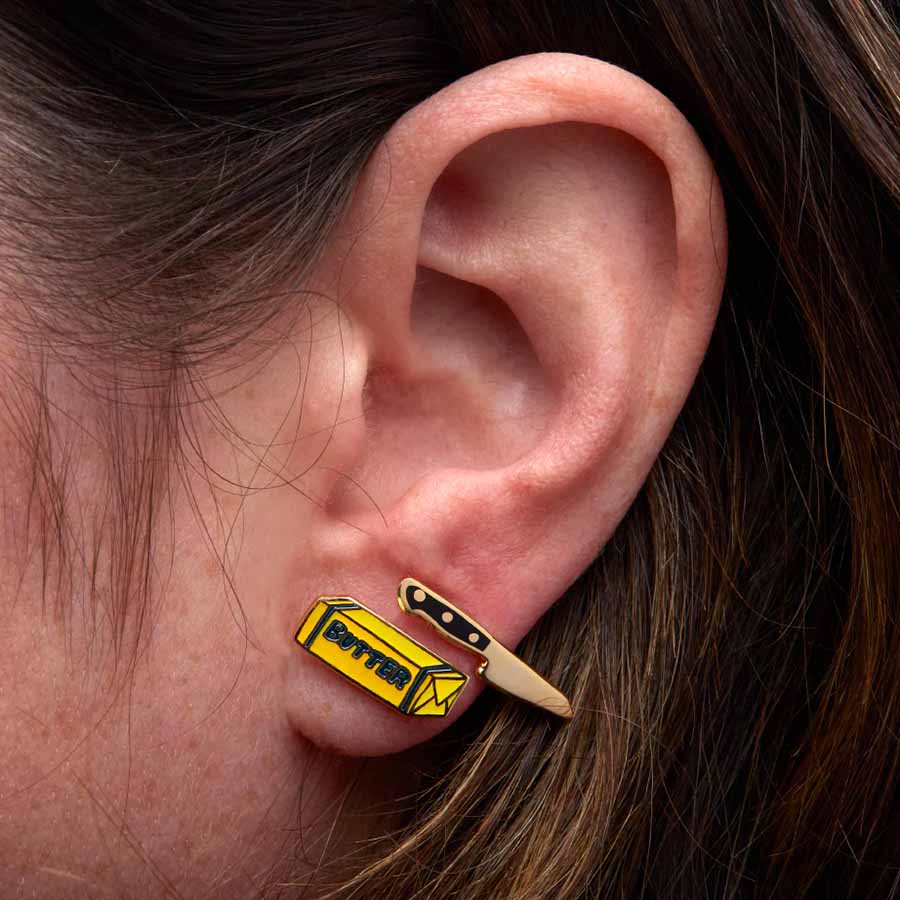 Ohrringe / Butter & Knife Earrings