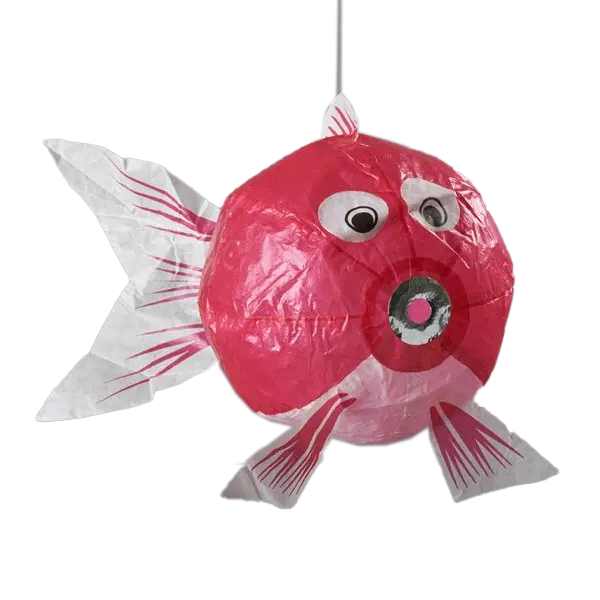 Japanischer Papierballon / Pink Fish