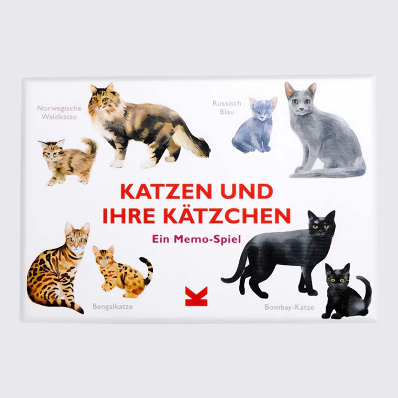 Laurence King Verlag / Katzen und ihre Kätzchen / Memo-Spiel / Memory