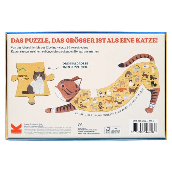 Laurence King Verlag / Katzen von A bis Z  / Puzzle