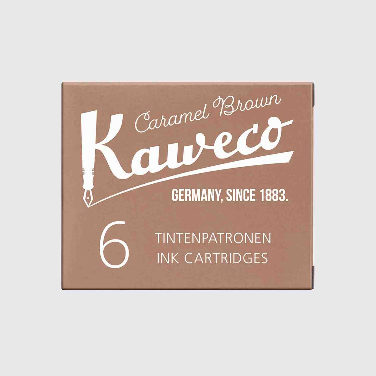 Kaweco / Tintenpatronen / Caramel Brown / 6-Pack