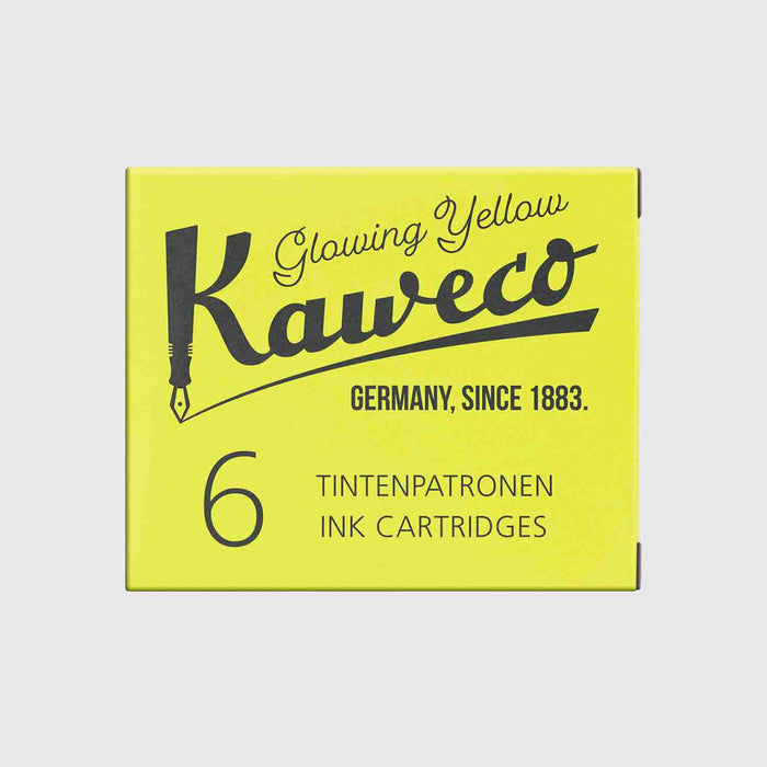 Kaweco / Tintenpatronen / Highlighter yellow / 6-Pack