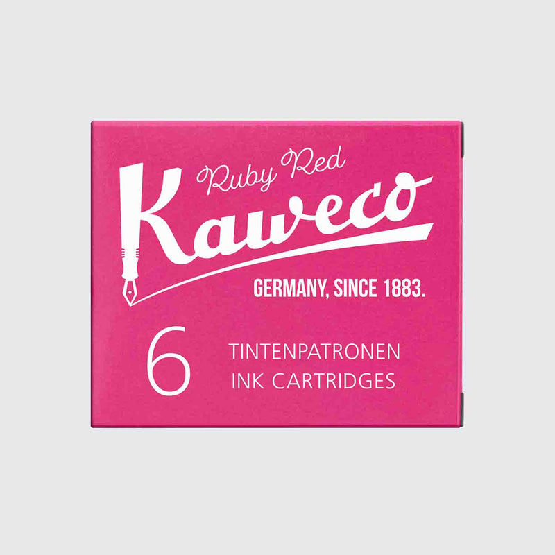 Kaweco / Tintenpatronen / Ruby Red / 6-Pack