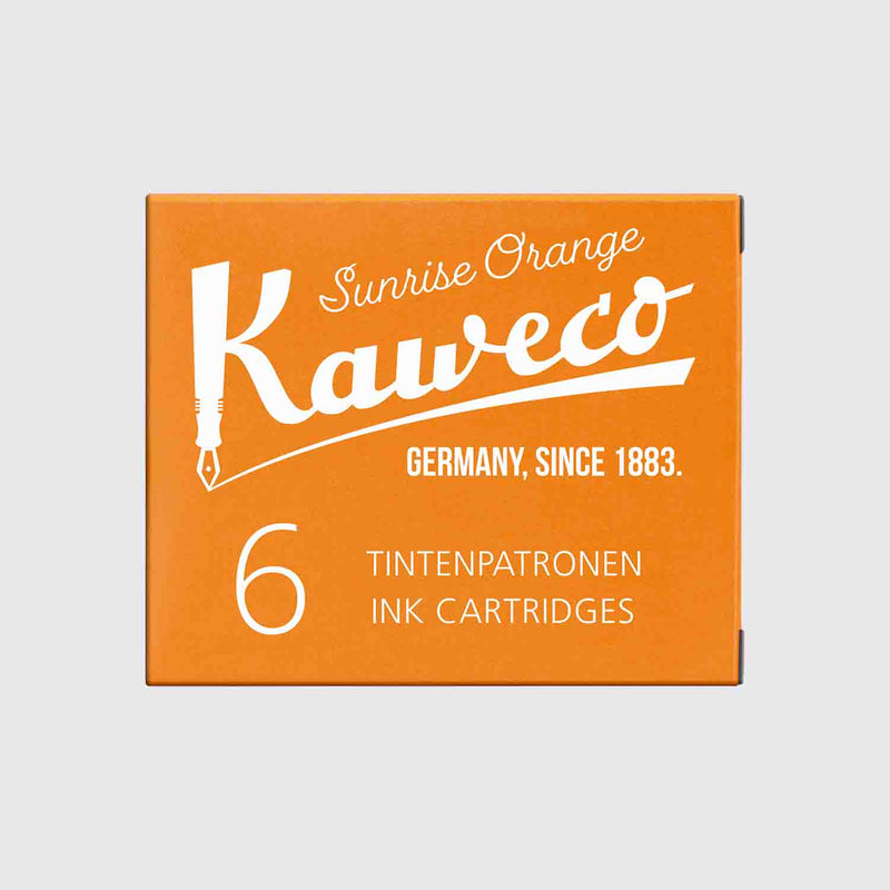 Kaweco / Tintenpatronen / Sonnenorange 6-Pack