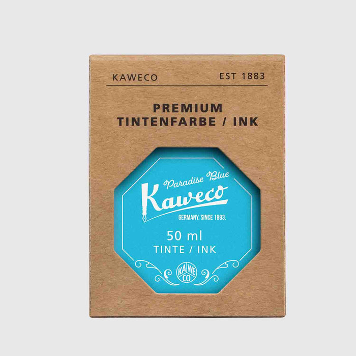 Kaweco / Tintenfarbe / Tintenglas / Paradise Blue / 50 ml