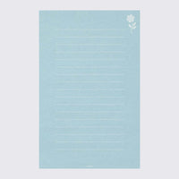 Briefset / Midori/ Letterset Watermark Flower Blue