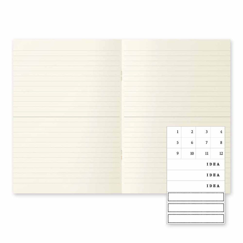 Md Notebook light /  Skizzenheft liniert / A5 / 3er Set