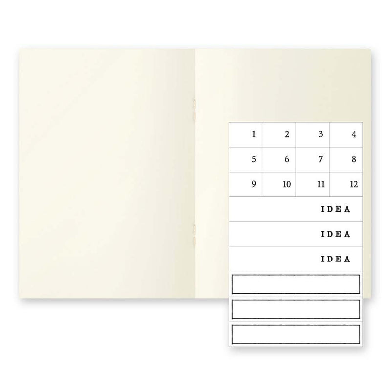 Md Notebook Light / Skizzenheft Blanko / A6 / 3er Set