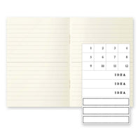 Md Notebook Light / Skizzenheft liniert / A6 / 3er Set