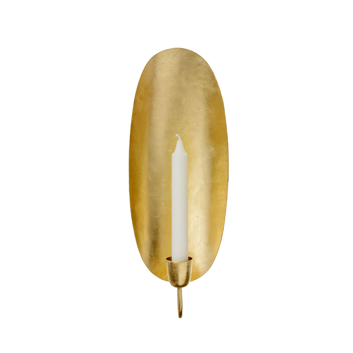 Bungalow / Golden Wall Light / Oval / Kerzenhalter