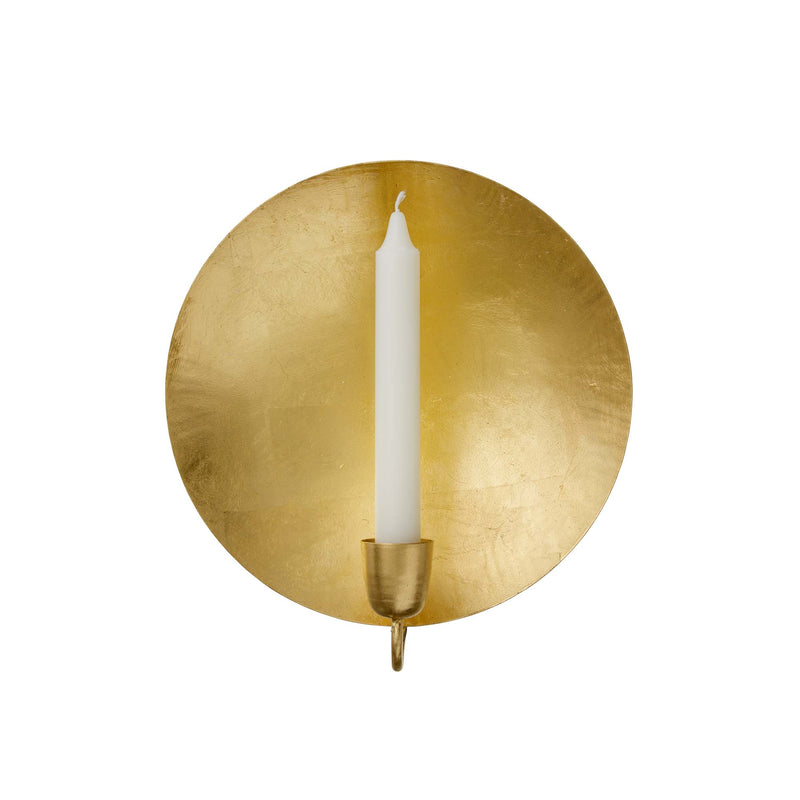 Bungalow / Golden Wall light / round / Kerzenhalter