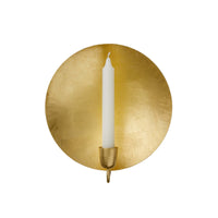 Golden Wall light / round / Kerzenhalter