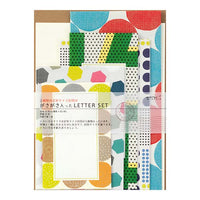Briefset, Midori, Colorful Dots, Letterset, Ansicht des Gesamtproduktes