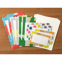 Briefset, Midori, Colorful Dots, Letterset, Ansicht der Umschläge