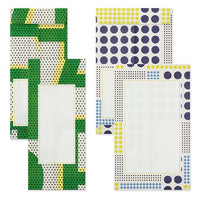 Briefset, Midori, Colorful Dots, Letterset, Ansicht einzelner Umschläge